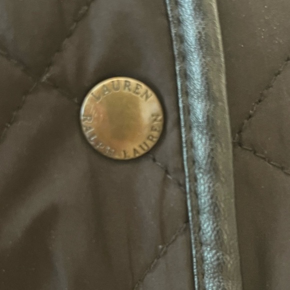 Lauren Ralph Lauren Diamond-Quilted Black Jacket Coat Size SM - Picture 4 of 13